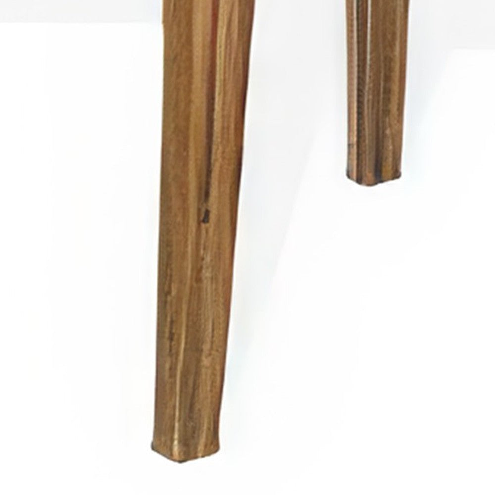 Kerry Dining Table Light Brown Acacia Wood Rectangular 86’’ Top BM324803