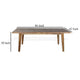 Kerry Dining Table Light Brown Acacia Wood Rectangular 86’’ Top BM324803