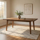Kerry Dining Table, Light Brown Acacia Wood, Rectangular 86" Top