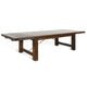 Reggie Dining Table, Brown Mahogany Rectangular Extendable 86-122"