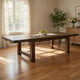 Reggie Dining Table, Brown Mahogany Rectangular Extendable 86-122"