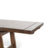 Reggie Extendable Table Brown Mahogany Wood Rectangular 76-106’’ Top BM324816