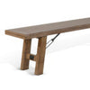 Yael Bench 72’’ Light Brown Mindi and Mahogany Turnbuckle Accents BM324852