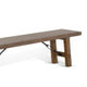 Yael Bench 72’’ Light Brown Mindi and Mahogany Turnbuckle Accents BM324852