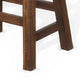 Reggie Counter Stool Set of 2 Saddle Seat Mocha Brown Mahogany BM324888