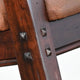 Odel Rocking Chair, Faux Leather Seat and Back, Dark Chocolate Brown