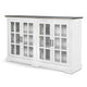 Orso Sideboard Buffet Console 2 Double Door Cabinet White Brown BM324900