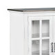 Orso Sideboard Buffet Console 2 Double Door Cabinet White Brown BM324900