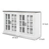 Orso Sideboard Buffet Console 2 Double Door Cabinet White Brown BM324900