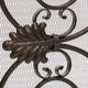 Fireplace Screen, Scrollwork Design, Iron, 45x35 Black and Gold Finish