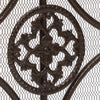 Fireplace Screen, Scrollwork Design, Iron, 45x35 Black and Gold Finish