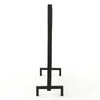 Fireplace Screen, Overlapping Circles w Mesh, 41x31 Matte Black Frame