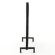 Fireplace Screen, Overlapping Circles w Mesh, 41x31 Matte Black Frame