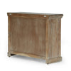 40x14 Wide Dresser Chest, 3 Drawers, White Walnut Brown Acacia Wood