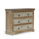 40x14 Wide Dresser Chest, 3 Drawers, White Walnut Brown Acacia Wood
