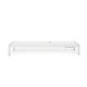 Kory Outdoor Lounge Chaise, 78" White Mesh Fabric and Aluminum Frame
