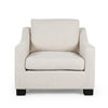 Accent Armchair, White, Immaculate Texture Design, White Microfiber
