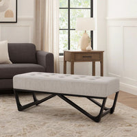 Solid Wood, Fabric, Foam, Faux Wood