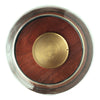 Decorative 12 Inch Candle Holder Hurrican with Rounded Glass Cover