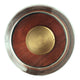 Decorative 12 Inch Candle Holder Hurrican with Rounded Glass Cover