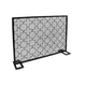 30x41 Fireplace Screen Classic Clover Trellis Pattern Black Iron BM325086
