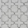30x41 Fireplace Screen Classic Clover Trellis Pattern Black Iron BM325086