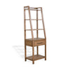 Yael Freestanding Pier with Adjustable Shelves 72’’ Light Brown Wood BM325176