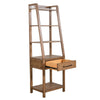 Yael Freestanding Pier with Adjustable Shelves 72’’ Light Brown Wood BM325176