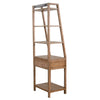 Yael Freestanding Pier with Adjustable Shelves 72’’ Light Brown Wood BM325176