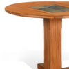 Marv Dining Table with 2 Drop Leaves, 40" Round, Natural Brown Wood