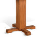 Marv Dining Table with 2 Drop Leaves, 40" Round, Natural Brown Wood