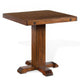 Reggie Bar Table Adjustable Pedestal Base 36’’ Square Top Brown BM325181