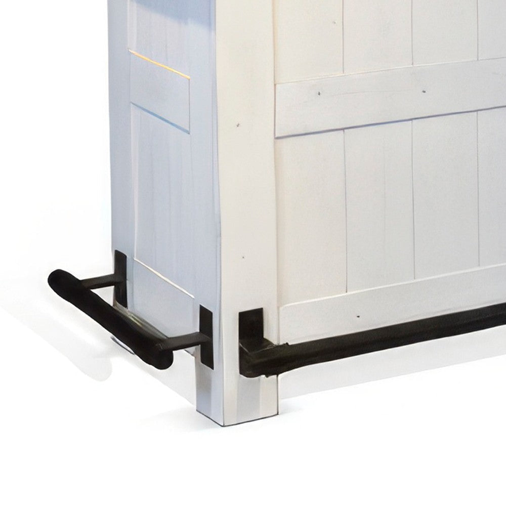 Orso Freestanding Home Bar Counter w Storage 78’’ White Solid Wood BM325184