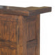 Reggie Freestanding Home Bar Counter 78’’ Cherry Brown Wood BM325185