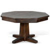 Flint Dining Table w 53’’ Reversible Game Octagonal Top Dark Brown BM325202
