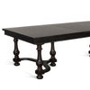 Elon Extendable Dining Table 76-112’’ Top 6 Turned Legs Black BM325205