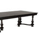 Elon Extendable Dining Table 76-112’’ Top 6 Turned Legs Black BM325205