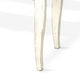 Rena Side End Table Scallop Trim 28’’ Distressed White Mahogany BM325323