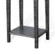 Rena Side End Table with 1 Drawer 17’’ Rustic Black Mahogany Wood BM325341