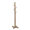 Rena Coat Hat Rack Stand 8 Wood Stems 72’’ Light Brown Mahogany Wood