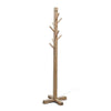 Rena Coat Hat Rack Stand 8 Wood Stems 72’’ Light Brown Mahogany Wood