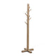 Rena Coat Hat Rack Stand 8 Wood Stems 72’’ Light Brown Mahogany Wood