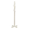 Rena Coat, Hat Rack Stand, 8 Wood Stems, 72" Rustic White Mahogany