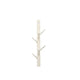 Rena Coat Hat Rack Stand 8 Wood Stems 72’’ Rustic White Mahogany