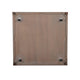Yael Coffee Table with Caster Wheels, 48" Light Brown Mahogany