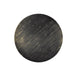 Rena Dining Table, 54" Rustic Round Planked Black Smoke Mahogany Wood