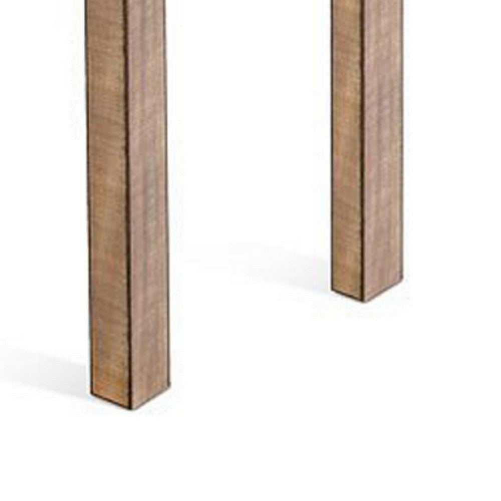 Rena Bar Height Dining Table | 48’’ Rectangular Top | Beige Brown Mahogany Wood BM325401