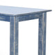 Rena Counter Height Table 48’’ Rectangular Ocean Blue Mahogany Wood BM325404