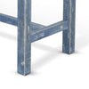 Rena Counter Height Table 48’’ Rectangular Ocean Blue Mahogany Wood BM325404