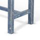 Rena Counter Height Table 48’’ Rectangular Ocean Blue Mahogany Wood BM325404